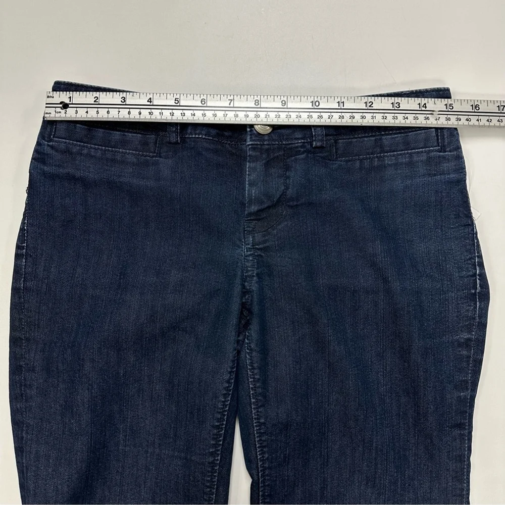 Banana Republic dark wash low rise flare jeans Size 6 wide leg